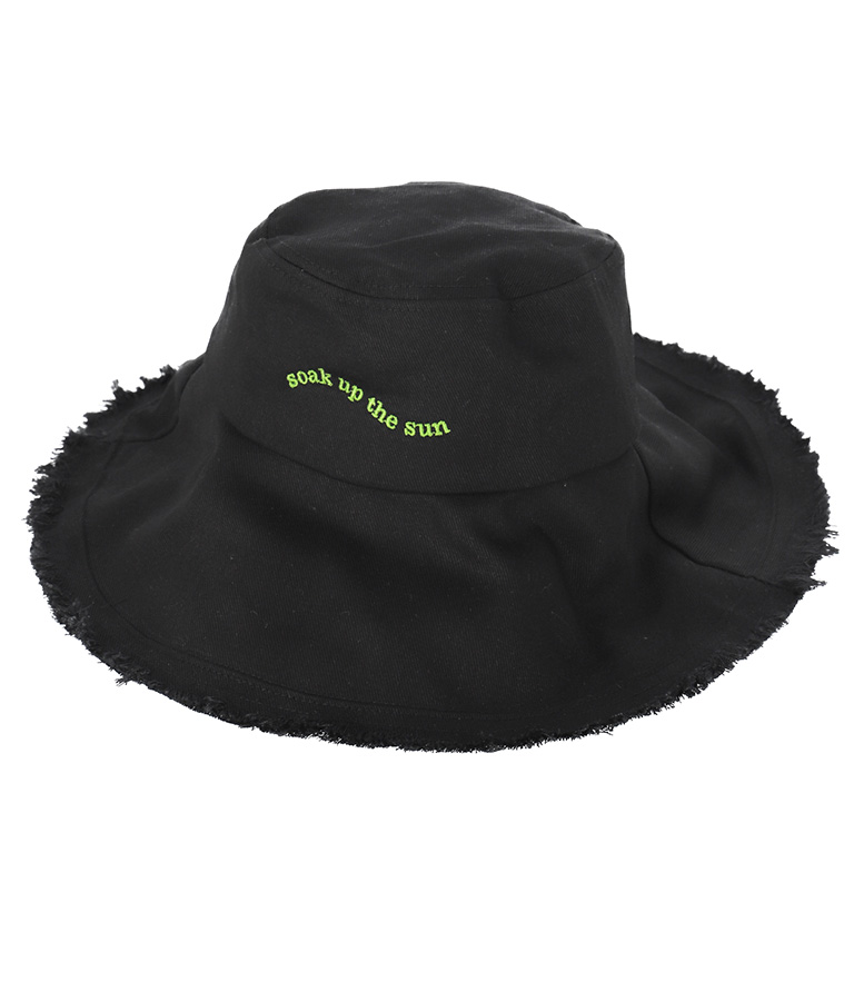 紐付きつば広刺繍バケットハット(ファッション雑貨/ハット・キャップ・ニット帽 ・キャスケット・ベレー帽) | anap mimpi