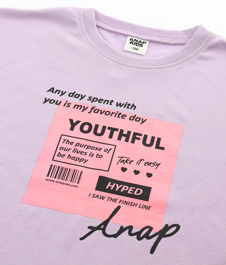 カラーボックスロゴビッグTシャツ(トップス/Tシャツ) | ANAP KIDS