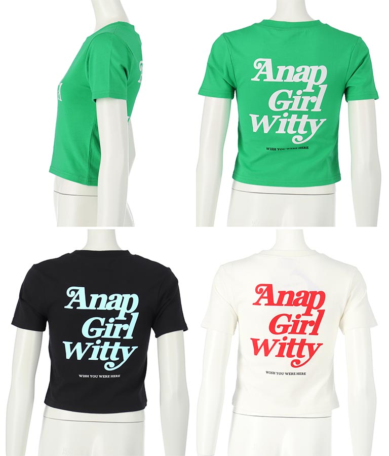ショートロゴTシャツ(トップス/Tシャツ) | ANAP GiRL