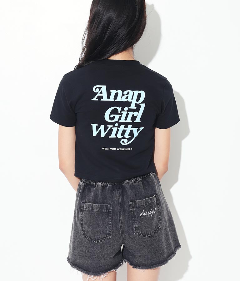 ショートロゴTシャツ(トップス/Tシャツ) | ANAP GiRL