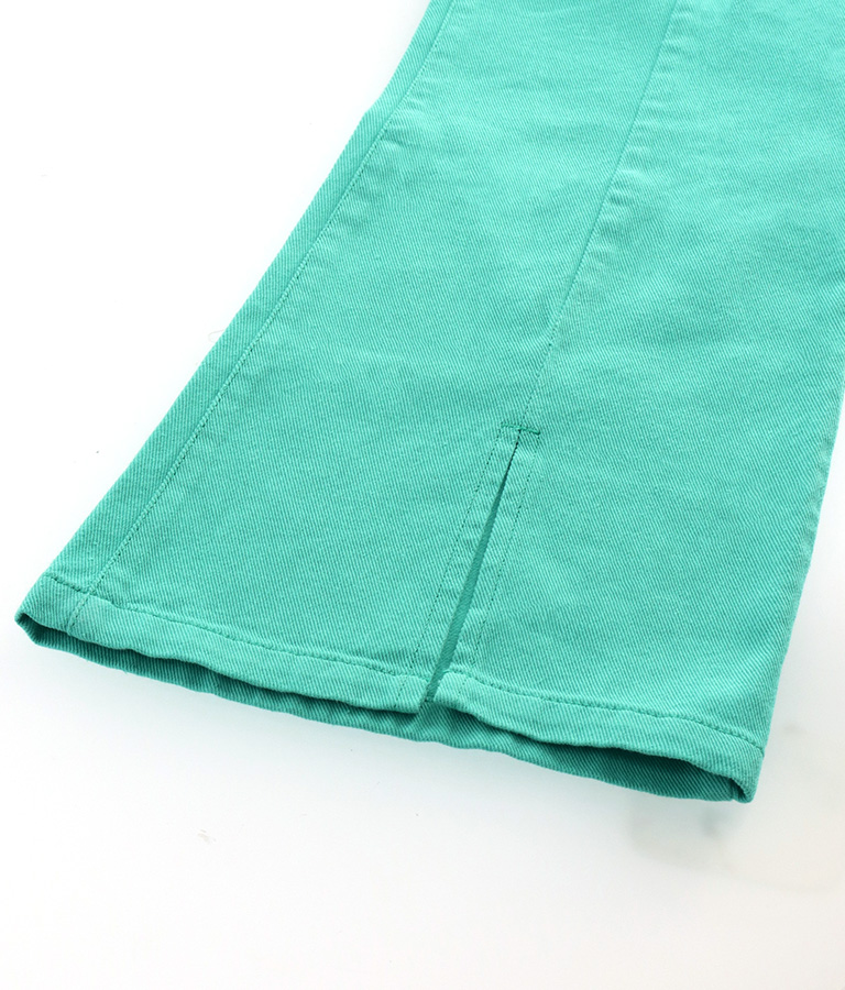 センターライン裾スリットカラーパンツ(ボトムス・パンツ /ブーツカットパンツ・ガウチョパンツ ・ワイドパンツ ・ロングパンツ) | anap mimpi