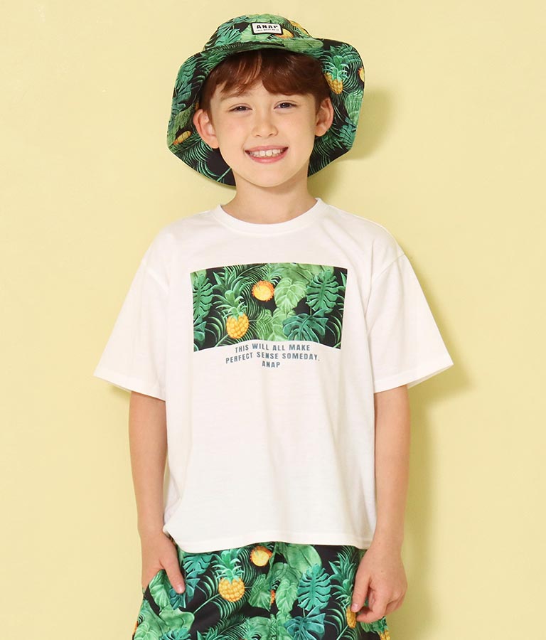 パイナップル柄バケットハット(ファッション雑貨/ハット・キャップ・ニット帽 ・キャスケット・ベレー帽) | ANAP KIDS