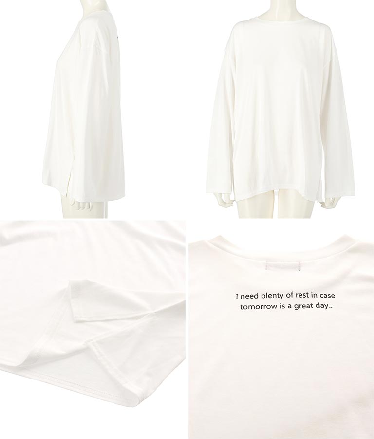 バックロゴロンT×ニットベストセット(トップス/Tシャツ・ビスチェ) | ANAP