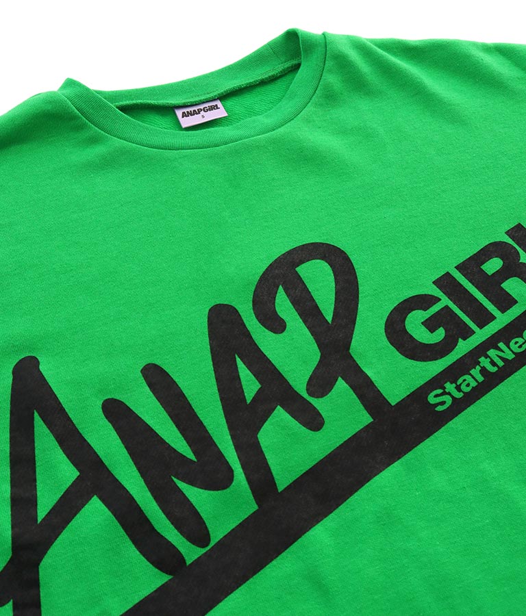 ナナメロゴビッグスウェットトップス(トップス/スウェット・トレーナー) | ANAP GiRL