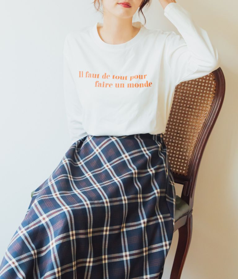 ロゴプリントロンT(トップス/Tシャツ・ロングTシャツ) | CHILLE