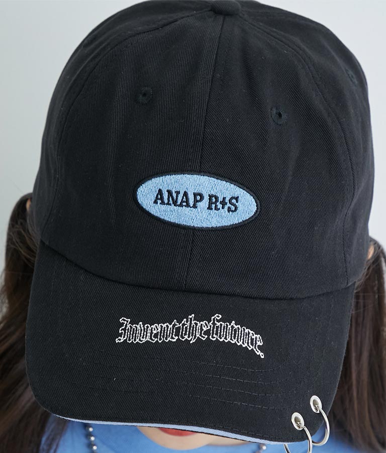 R+Sリング付キャップ(ファッション雑貨/ハット・キャップ・ニット帽 ・キャスケット・ベレー帽) | ANAP GiRL