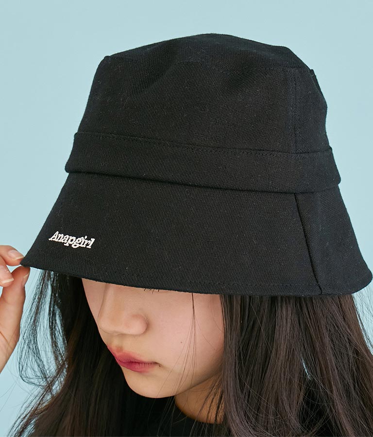 新品未使用　Blooklyn 刺繍ベレー帽　黒　サイズ55-57cm 帽子