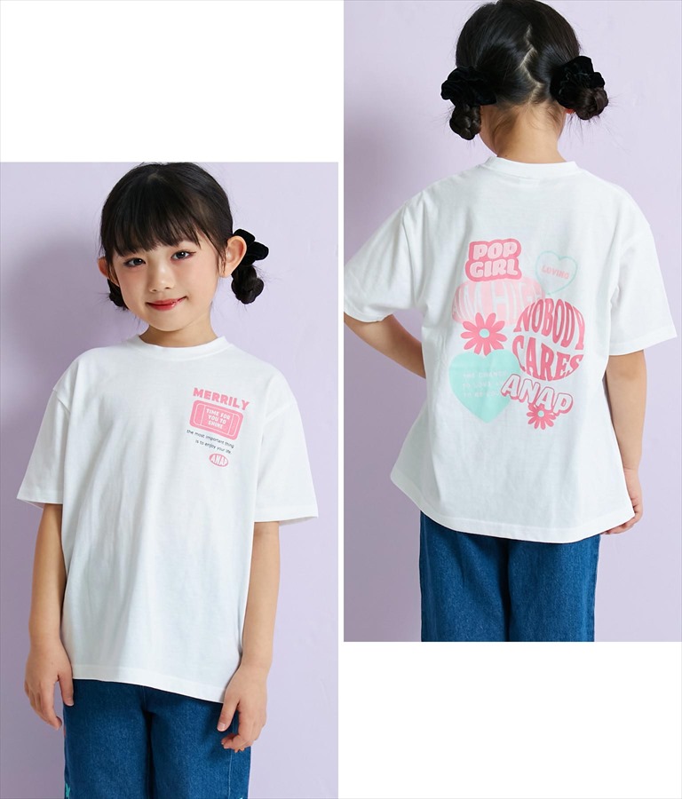 モチーフプリントビッグTシャツ(トップス/Tシャツ) | ANAP KIDS