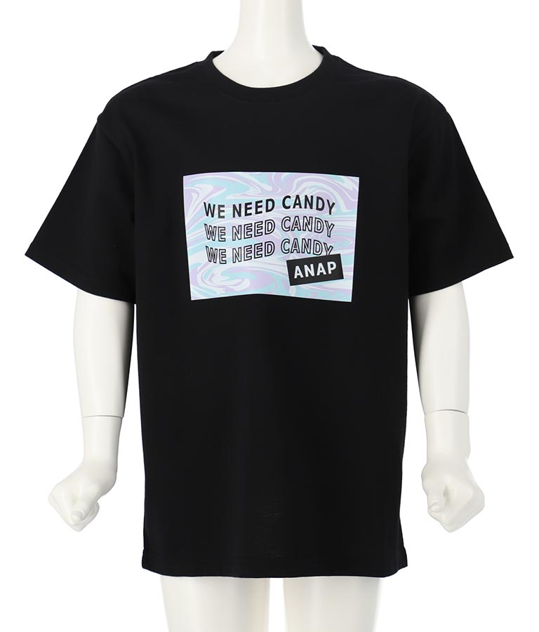 マーブルプリントビッグTシャツ(トップス/Tシャツ) ANAP KIDS レディースファッション通販ANAPオンライン
