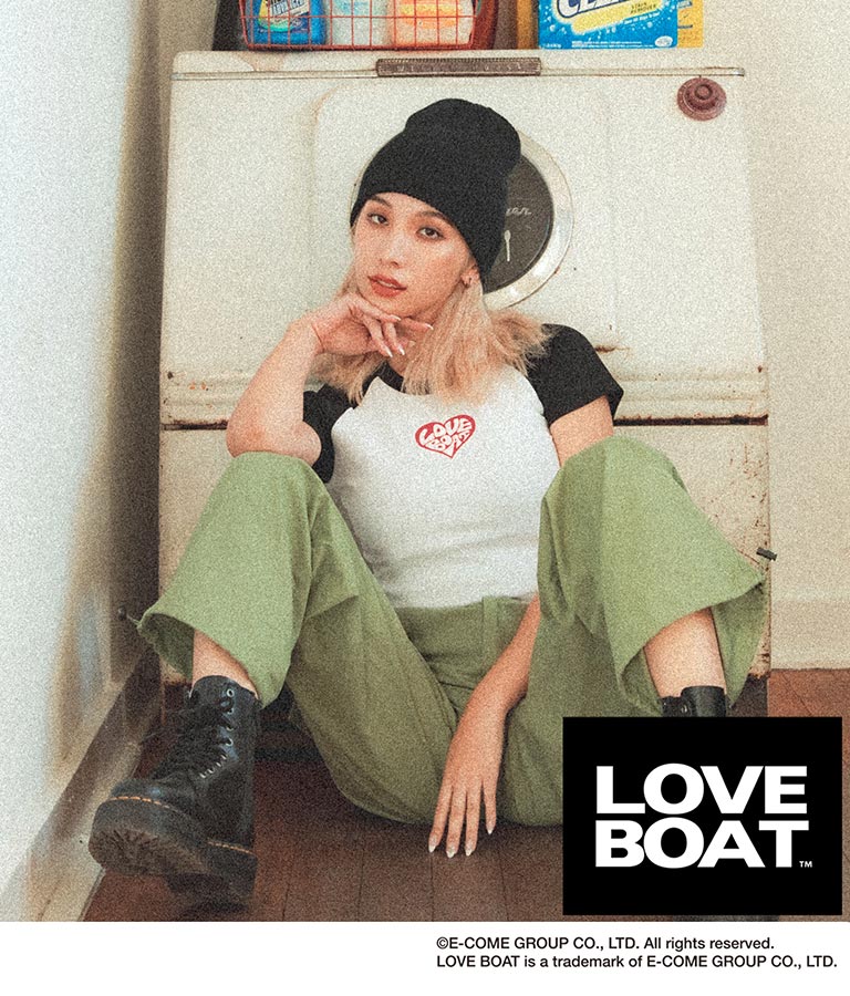 LOVE BOAT × ANAP ラグランタイトTシャツ
